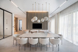 United Alabaster Moon Pendant Light, view 5