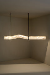 United Alabaster Signature Pendant Light, room view