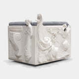 Boca do Lobo Versailles Armchair, rear view of the sculpted panels