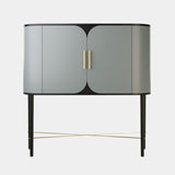 Albizzi Contemporary Curved Bar Cabinet