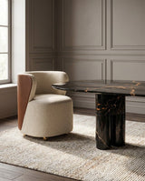 Aperitivo Castor Base Luxury Dining Chair in a room setting