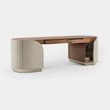 Arden Cabinet Base Luxury Writing Desk, alternative angle