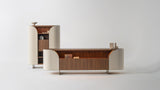 Arden Fluted Front Luxury Sideboard styled in a luxury interior