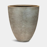 Ardesia Textured Stone Luxury Planter in grey, Ø66 x H74 cm