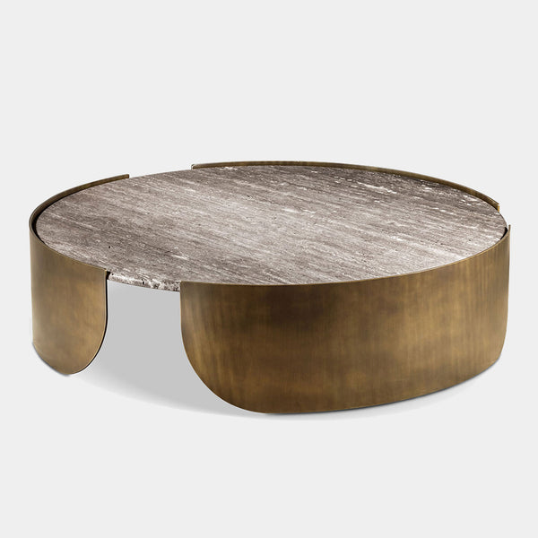 Luxury marble coffee table from Cantori Atenae Collection