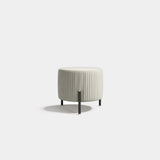 Avignon Round Luxury Pouf, alternative angle