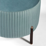 Avignon Round Luxury Pouf, close-up detail