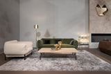 Bassano Corduroy Luxury Lounge Chair in a room setting