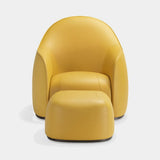 Beso Sculptural Luxury Ottoman with the matching lounge chair