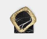 Boca do Lobo Stonehenge Nero Marquina Side Table, view from above