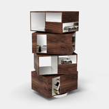 Caffe Latte Biscotti Bookcase, third view