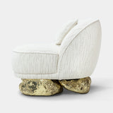 Boca do Lobo Angra Armchair in white, side view