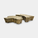 Boca do Lobo Eden Center Table in patina, two tables together