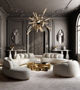 Boca do Lobo Eden Series Small Set Center Table in a grand living room