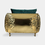 Boca do Lobo Imperfectio Armchair in green, rear view