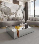 Boca do Lobo Lapiaz Center Table in a contemporary living room