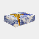 Boca do Lobo Lapiaz Tiles Center Table with hand-painted tiles