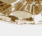 Boca do Lobo Newton Eliptic Suspension Lamp, view from below