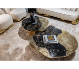 High-end marble and gold centre table with elegant design