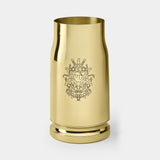 Bossolo Engraved Cartridge Luxury Vase in brass