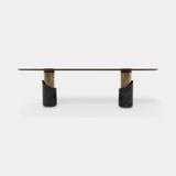 Caffe Latte Breve II Dining Table, Oval, W283 cm