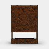 Caffe Latte Caffeine Fireplace Bookcase, third view