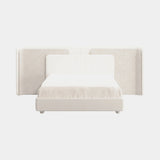 Casa Magna Imperia Bed, ivory fabric, available from Touched Interiors UK