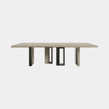 Casa Magna Vanguard Dining Table, matt wood veneer, available from Touched Interiors UK