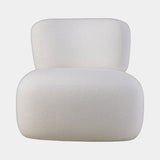Casa Magna Yeto Swivel Armchair, ivory fabric, available from Touched Interiors UK