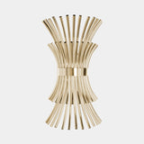 Castro Lighting Flusso Wall Light in gold-plated brass, available from Touched Interiors UK
