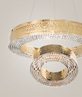 Castro Lighting Maeve Double Ring Suspension Lamp, detail
