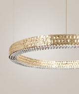 Castro Lighting Metis Hammered Suspension Lamp, detail