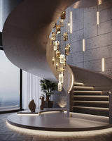 Castro Lighting Safari Chandelier in a room setting