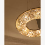 Castro Lighting Teardrop Suspension Lamp in a room setting