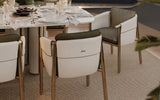 Céline Luxury Outdoor Dining Chair