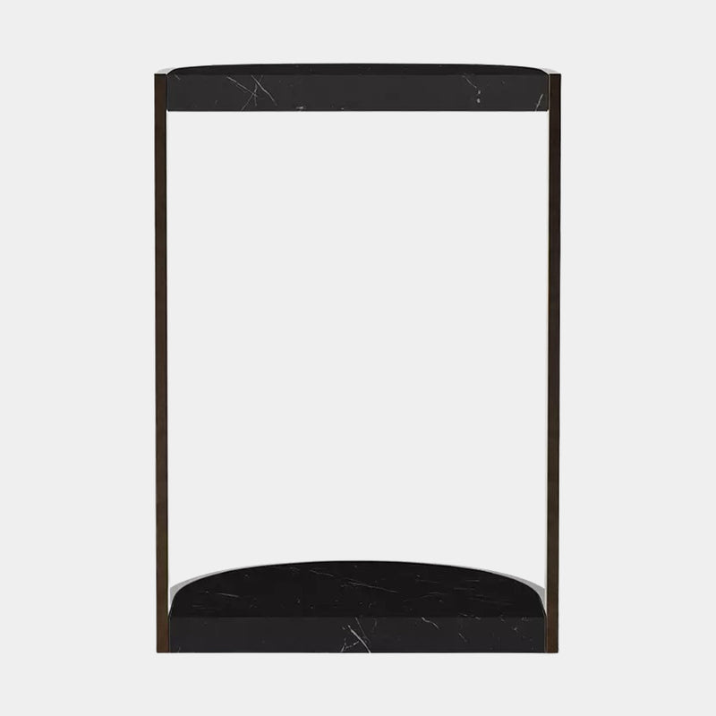 Christopher Guy Nero Marquina Marble Side Table