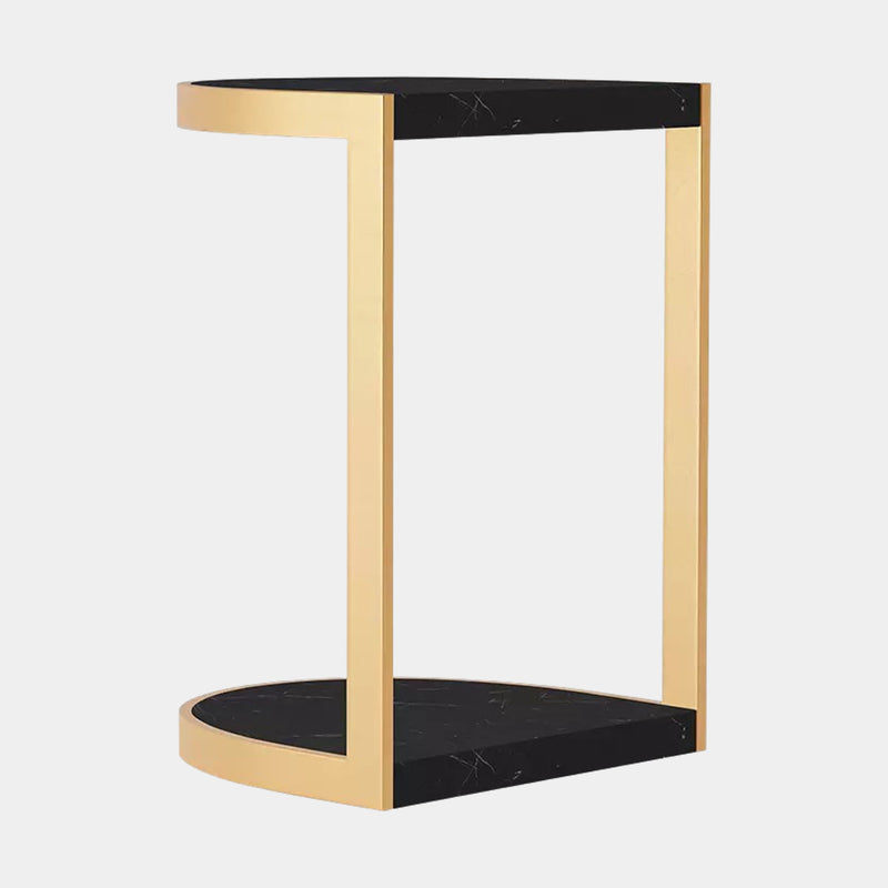 Christopher Guy Nero Marquina Marble Side Table