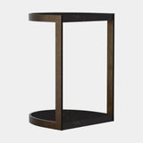 Christopher Guy Nero Marquina Marble MAYA Side Table