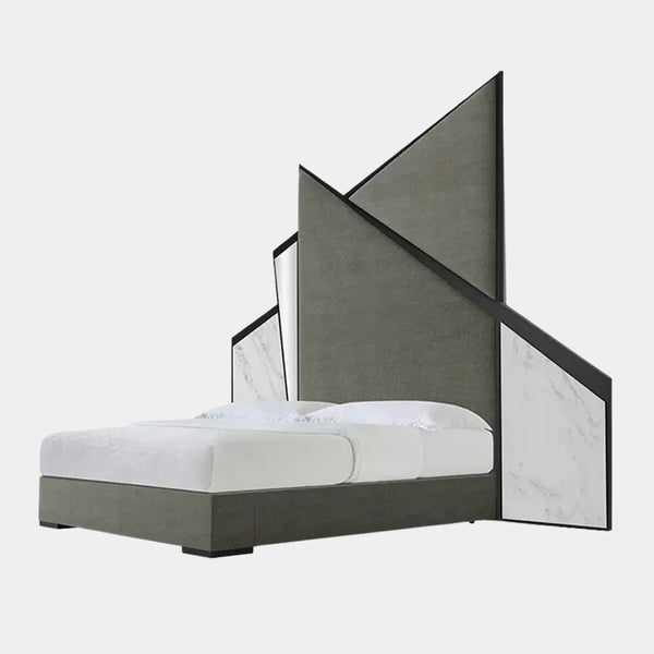 Christopher Guy Nouvel Bed with Angular Headboard