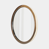 Castro Lighting Cleo Mirror in polished brass, available from Touched Interiors UK