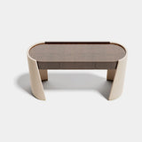 Colosseum Flip Top Mirror Luxury Console Table, alternative angle