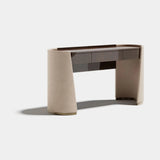 Colosseum Flip Top Mirror Luxury Console Table, alternative angle