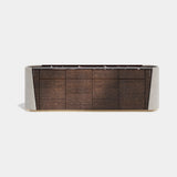 Colosseum Leather Side Luxury Sideboard, close-up detail