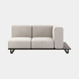 Domkapa Copacabana Outdoor 2 Seater Module with Armrest, right arm, in a light grey outdoor fabric