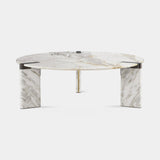 C.Z. Round Marble Luxury Coffee Table