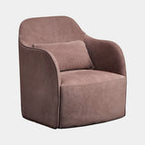 Daytona Valentina Armchair in Rosa Antico nubuck
