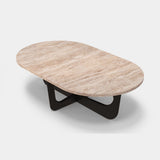 Caffe Latte Napoli Oval Coffee Table, third view