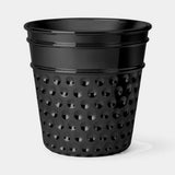 Ditale Thimble Luxury Wine Cooler, shown in polished black