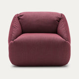 Ditre Italia Melville Armchair in burgundy fabric