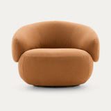 Ditre Italia Pacific Armchair in caramel velvet